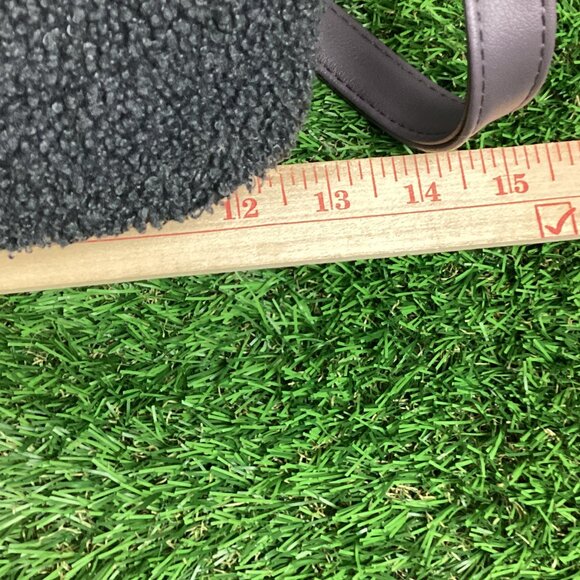 Juicy Couture Gray Faux Sherpa Teddy Handbag - Picture 10 of 15